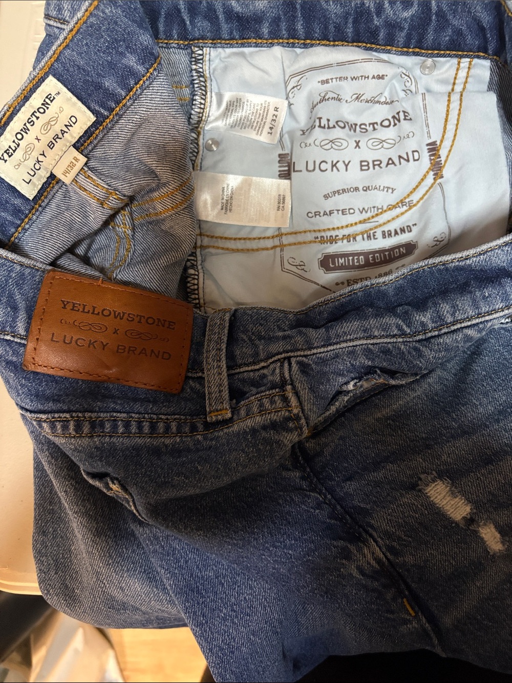 Lucky Brand X Yellowstone Easy Rider Mid Rise Boot Easy Rider 14/32R.      #60 - Picture 6 of 7